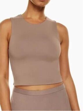 Aritzia Babaton Contour Muscle Tank - Tan - XS